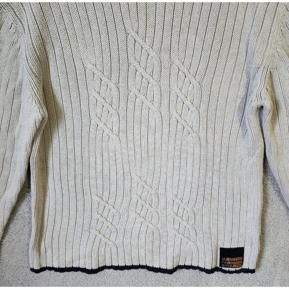 Marithe Francois Girbaud Mock Neck Sweater Y2k Hip Hop Skater Hipster Size XXL - Picture 6 of 12